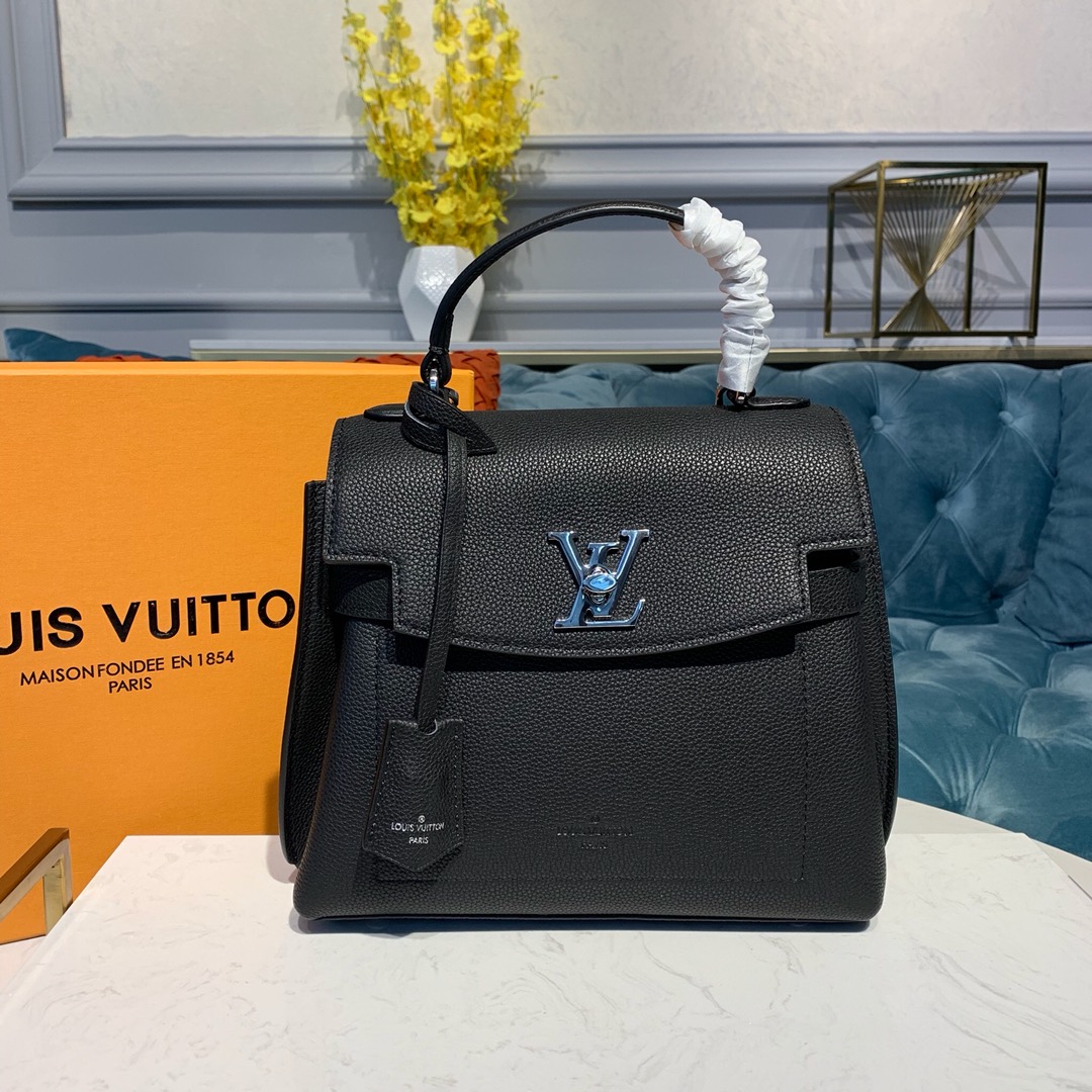 Louis Vuitton LOCKME EVER BB Shoudler Bag M53937 Black